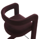 Modway Winslow Performance Velvet Counter Stool - Mulberry-8