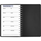AT-A-GLANCE 2027 Daily Appointment Book - 8" H x 4-7/8" W - Black - English-Quarter-hourly appointments, 7:00 am-7:45 pm