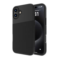 AXS PROTech Plus Dual-Layered Anti-Shock Sleek Case for Apple iPhone 16 Plus - Black-Drop resistant up to 10 feet