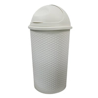 Modern Homes 55L Roll Top Bin - White-Durable and easy to clean