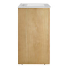 Modway Appia 24" Bathroom Vanity - Oak/White-8" Centerset Holes