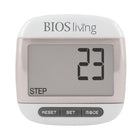 BIOS Living Digital Pedometer-Displays number of steps, distance trvelled and calories burned