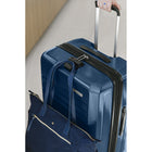 Samsonite Quest-X Spinner Carry-On Expandable - 21.5" - Blue Lagoon-Mounted TSA-approved lock provides added security for your belongings