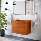 Modway Scenic 30" Wall-Mount Bathroom Vanity Cabinet - Cherry/Walnut-Melamine Construction