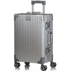 Champs Elite Collection Aluminum Carry-on Luggage Case-Dual TSA-approved combination locks