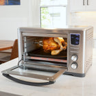 Kenmore 11-In-1 Digital Air Fryer Convection Toaster Oven - Stainless Steel-11 customizable programs: Toast, Bagel, Warm, Reheat, Bake, Broil, Air-Fry, Slow Cook, Pizza, Rotisserie, Dehydrate