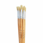 DBLG Imports Eterna #582 Long Handle Round Poster Brush - Size 8 - 12 Pack-Round hog bristle