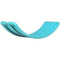 Qaba 32.3" Balance Board, Ended Preschool Learning Montessori Waldorf Toy - Blue-Multiple play ways, such as a bridgeor a lounge chair 
