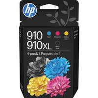 HP 910 CMY/910XL Black Combo 4/Pack-Colour: Cyan, Magenta, Yellow, Black