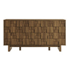 Modway Owen 59" 4 Door Geometric Sideboard - Walnut-Assembly Required