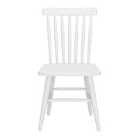 Zuo Zeilen Dining Chair - White - Set of 2-Weather resistant powder coated aluminum frame