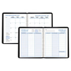 Staples 2027 Weekly/Monthly Planner - 8-3/4" H x 6-7/8" W - Black - Bilingual-Black cover