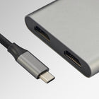 Staples Tech USB-C to Dual HDMI 1.4 Adapter-Crystal Clear, Ultra-HD Video