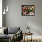 Toronto Raptors 2019 Champs by Arrigo - Framed Canvas - 31" x 22"-Ready to hang - arrives fully assembled