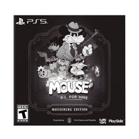 MOUSE: P.I. For Hire The Mouseburg Edition for PlayStation 5-Black and white, hand-drawn rubber hose animation, inspired by cartoons of the 1930s