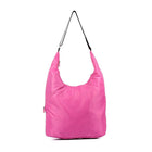Karla Hanson Pack n Fold Foldable Lightweight Water-resistant Hobo Bag - Pink-PInk, Polyester