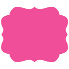 JAM Paper Standard Label Rolls - Vintage Frame Shaped - 2 1/2 x 3 - Neon Pink - 125 Labels/Roll-Size: Vintage Frame Shaped ( 2 1/2 x 3 Inches ) | Printer friendly labels are easy to create and customize.