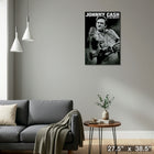 Johnny Cash San Quentin - Framed Print - 27" x 38"-Ready to hang - arrives fully assembled