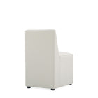 Manhattan Comfort Anna Square 18.9" Modern Faux Leather Upholstered Dining Chair - Stone Grey-Made to Last. Commercial Grade Product