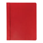 Staples 3-Tang Clear-Front Report Cover - Red - 10 Pack-Paper construction