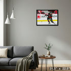 Tim Stutzle Ottawa Senators Shooting - Framed Canvas - 31" x 22"-Ready to hang - arrives fully assembled