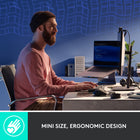 Logitech MX Mechanical Mini Minimalist Wireless Illuminated Keyboard - Linear-Smart illumination: Backlit keys light up the moment your hands approach the cordless keyboard and automatically adjust to suit changing lighting conditions