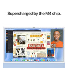 Apple iMac 24" - M4 Chip - 8 Core GPU - 256 GB SSD - 16 GB RAM - Blue - French-Apps fly with apple silicon: All your favourites, including Microsoft Excel, Adobe Photoshop and Zoom, run lightning fast in macOS.