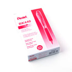 Pentel Wow! Retractable Ballpoint Pen - 1.0mm - Red - 12 Pack  -Maximum comfort and control with the rubber grip