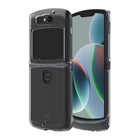 AXS ULTRA CLEAR Drop-tested Case for Moto RAZR 50 (2024) - Transparent-Raised bezel maximizes the protection of your screen by helping keep the screen from being impacted during most drops