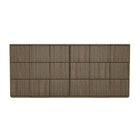 Manhattan Comfort Clive 72" Mid-Century Modern 6-Drawer Double Dresser - Walnut Brown & Gold-Clean-lined 6-drawer dresser crafted from manufactured wood for a refined, modern bedroom look