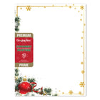Geographics Ornaments Letterhead - Gold Foil - 8.5" W x 11" H - 40 Pack-Compatible with ink-jet printers