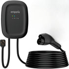 Emporia Classic Level 2 40A EV Charger with 24' Cable - J1772 - NEMA 14-50 Plug - Black-Delivers up to nine times faster charging speed with up to 46 miles per hour when hardwired at 48A or up to 38 miles per hour using a nema plug at 40A, significantly faster than a standard wall outlet for efficient electric vehicle charging