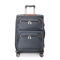 Ricardo Beverly Hills Montecito 3.0 Softside 21" Carry On Luggage - Graphite-50% rPET / 50% polyester fabric blend