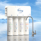 iSpring RO5004F 500 GPD Under Sink Tankless Reverse Osmosis Water Filter with UV-Over 1000 Contaminants Removal: This tankless reverse osmosis water filter eliminates over 99% of over 1,000 harmful contaminants, including PFAS (PFOA and PFOS), vinyl chloride, chlorine, fluoride, lead, arsenic, asbestos, calcium, sodium, and others
