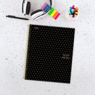 Five Star Academic Style Triangle Weekly/Monthly Planner - 11" x 9" - Black & Gold - Bilingual-Sync your planner to your phone with the Five Star Study App. Scan the planner pages to track assignments to access them anywhere, anytime