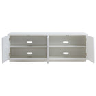 Hudson&Canal Hanson TV Stand for TV's up to 75" - White-Clean with a soft, dry cloth and no harsh chemicals or abrasive cleaning materials