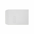 LUX Open End Window Envelopes - 9" x 12" - White Linen - 1000 Pack-Sealing Method: Peel & Press