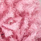 HOMCOM 5' Artificial Christmas Tree with Auto Open - Wide Shape - Pink-Colour: Pink 