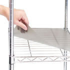 Seville Classics Shelf Liners - 60" L x 24" W - 5 Pack - Brown-Dimensions: 60" W x 24" D x 0.02" thick (each)