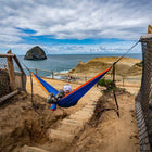 Grand Trunk Double Deluxe Hammock with Straps - Green/Charcoal-2" Hammock straps are 'Tree Friendly' and authorized in locations that require thicker straps to protect trees.
