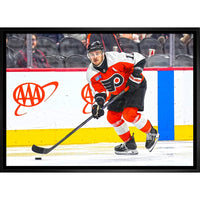 Travis Konecny Philadelphia Flyers - Framed Canvas - 31" x 22"-Premium canvas print with gallery-wrapped edges