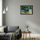 Dallas Stars Celebration 2025 Playoffs - Framed Canvas - 31" x 22"-Ready to hang - arrives fully assembled
