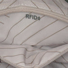 Champs Onyx Leather Toiletry Bag - Khaki-2 Inner slot pockets