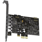 Creative Labs 70SB187000000 Sound Blaster Audigy FX PCIe v2 Sound Card - Black-Connect your 5.1 speaker system for immersive audio or use virtual surround sound with headphones