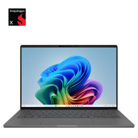 ASUS Zenbook A14 14" Copilot+ PC Laptop - Snapdragon X - 1 TB SSD - 32 GB RAM - Win 11 Home - Iceland Grey-The AI PC reborn, Enjoy unparalleled power efficiency, longer battery life, and seamless connectivity. Unleash the performance with the advanced NPU and the fastest processor in the Snapdragon X series. Designed for AI, this chipset evolves the way you create, communicate, and play, delivering a cutting edge PC experience like never before.