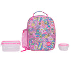 Jump Lunch Pack Bento Set - Pink-8"L x 10"H x 4"W