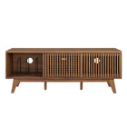 Modway Iterate 59" TV Stand - Walnut-Weight Capacity: 200 lb