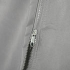 Outsunny 10' L x 13' W Gazebo Curtains with Zipper Doors, Hooks/C-Rings for Patio, Only Curtains - Grey-Double-sides zipper allows you to open and close easily from both inside and outside   