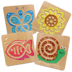 Yellow Door Sensory Calming Trails-These beautifully designed nature-themed boards with tactile, grooved pathways offer an absorbing way for children to find a place of calm.