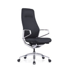 DecentLiving Full Height-Back Office Chair - Black-Heavy duty casting aluminum body system